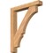 Ekena Millwork Balboa Block Smooth Bracket w/ Offset Brace, Western Red Cedar, 5 1/2"W x 34"D x 42"H BKT0604X34X42BOA05SWR - alternate 1
